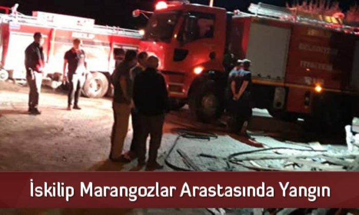 İskilip Marangozlar Arastasında Yangın