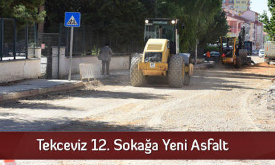 Tekceviz 12. Sokağa Yeni Asfalt