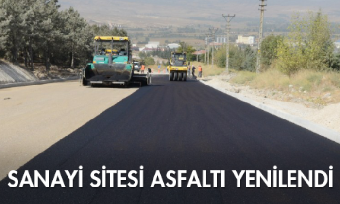 Sanayi Sitesi Asfaltı Yenilendi