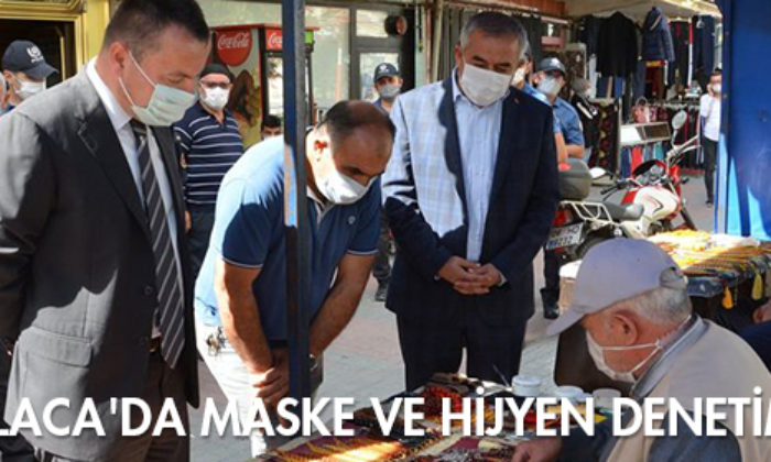 Alaca’da Maske ve Hijyen Denetimi