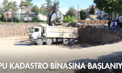 Tapu Kadastro Binasına Başlanıyor