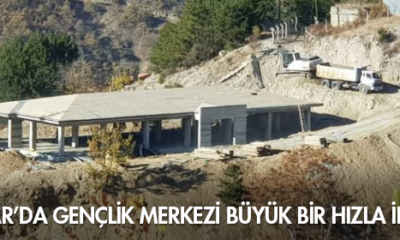 Oğuzlar’da Gençlik Merkezi Büyük Bir Hızla İlerliyor