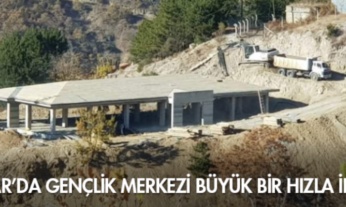 Oğuzlar’da Gençlik Merkezi Büyük Bir Hızla İlerliyor