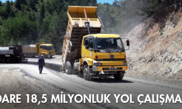 Özel İdare 18,5 Milyonluk Yol Çalışması Yaptı