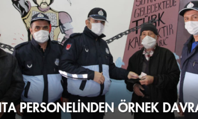 Zabıta Personelinden Örnek Davranış