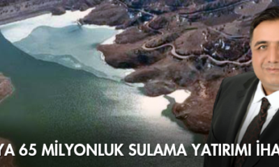 Alaca’ya 65 Milyonluk Sulama Yatırımı İhale Edildi