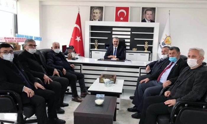 Muhtarlardan Ahlatcı’ya Ziyaret