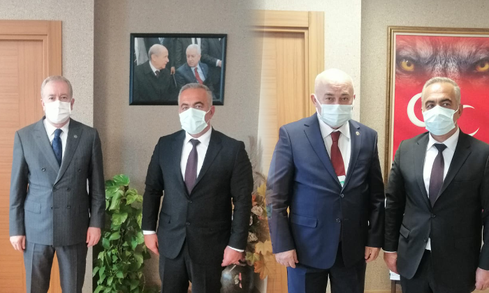 Ocaklı, Vahapoğlu ve Durmaz ile Görüştü