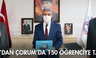 TOBB’dan Çorum’da 150 Öğrenciye Tablet