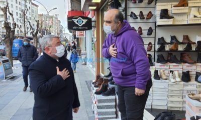 Başkan Aşgın Cadde Esnafını Dinledi