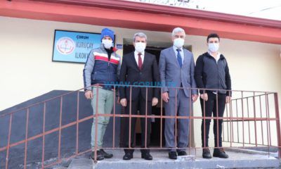 Sarı, Kuruçay Köyü İlkokulu’nda Öğrenciler ile Bir Araya Geldi