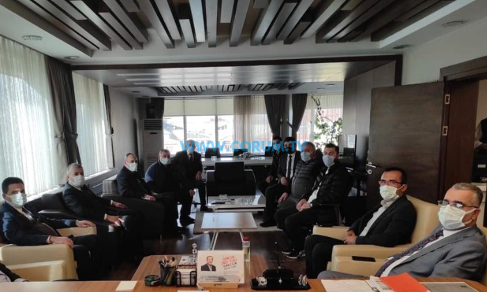 AK Parti İl Teşkilatından Alaca Belediyesine Ziyaret