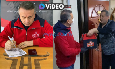 Başkan Yardımcısı Çöplü Hem Siparişleri Aldı Hem Etleri Teslim Etti