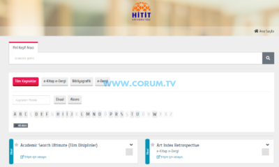 HİTÜ Kütüphanesini Online Erişme Açtı