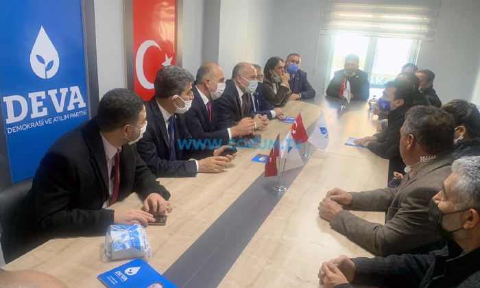 İYİ Partili Vekillerden Deva Partisi’ne Ziyaret