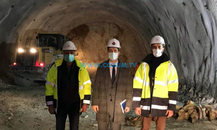 Kaymakam Coşkunaslan Kırkdilim Tünelini İnceledi
