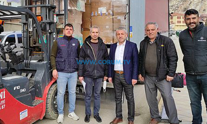 Kızılay’dan İskilip’e Dokuz Paket Yardım