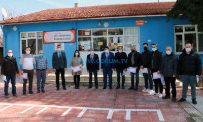 Sarı, Laçin’de Personel ve Müdür Yardımcıları ile Görüştü