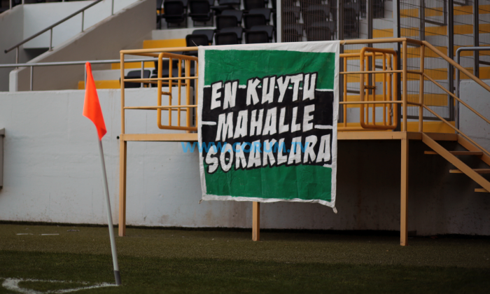 Takımlarına Pankartlar ile Destek Oldular