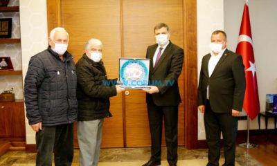 Vali Çiftçi ve Başkan Aşgın’a Teşekkür Plaketi