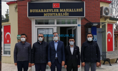 AK Partililer, Buharaevler Muhtarını Ziyaret Etti