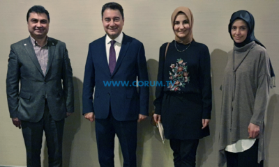 Babacan, Çorum’da Partililerle Görüştü