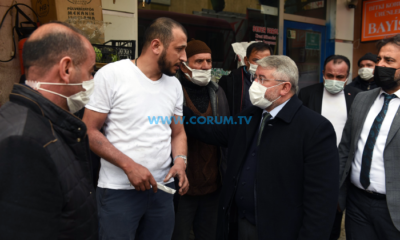 Başkan Aşgın’dan Yangınzede Esnafa Geçmiş Olsun Ziyareti