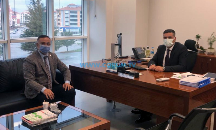 Halkbank Çorum Bölge Koordinatörü Şeker’e Ziyaret