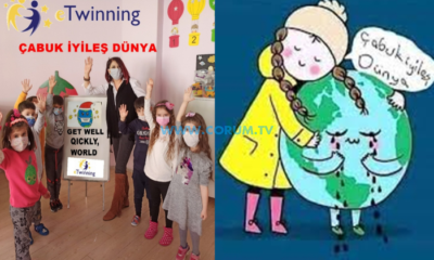 İkbalevler Anaokulu’ndan “Çabuk İyileş Dünya” Projesi