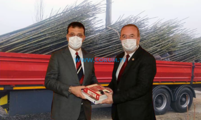 İmamoğlu’ndan Sungurlu’ya Beş Tır Fidan