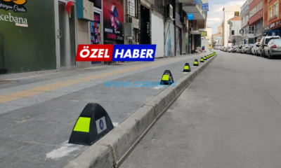 Kaldırıma Duba Yerleştirildi