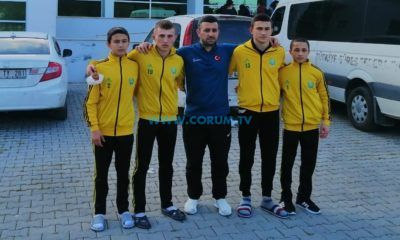 Şampiyon Güreşçiler İskilip’te Coşkuyla Karşılandı