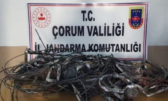 Alaca’da Kablo Hırsızlığı