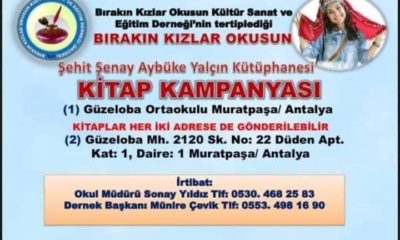 Aybüke Öğretmenin Kütüphanesi İçin Kitap Bağışı Kampanyası