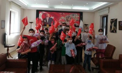 Başkan Aylar, 23 Nisan’ı Çocuklarla Kutladı