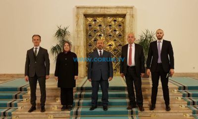 Karadağ Heyeti Kavuncu ile Görüştü