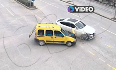 Çorum’daki Trafik Kazaları KGYS Kamerasında