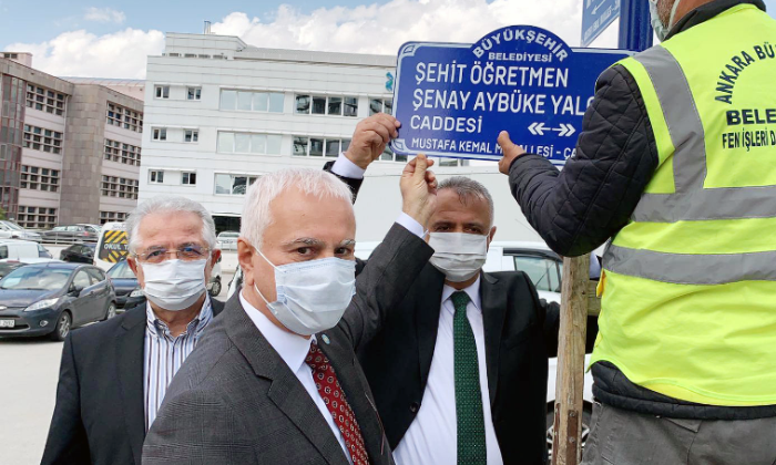 Şehit Öğretmen Aybüke’nin İsmi Ankara’da Caddeye Verildi