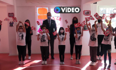 Tahtasız, Çocuklarla Andımızı Okudu