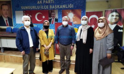 Aşgın, Sungurlu İlçe Teşkilatını Ziyaret Etti