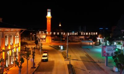 Belediye Ramazanı Mahya ile Uğurluyor