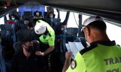 Otobüs Yolcuları Denetlendi