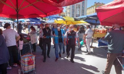 Pazar Yerleri Denetlendi
