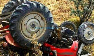 Traktör Devrildi, Bir Ağır Yaralı