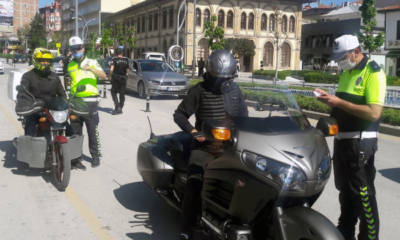 Altı Motosiklet Sürücüsüne Ceza