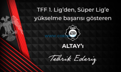 Çorum FK’den Altay’a Tebrik Mesajı