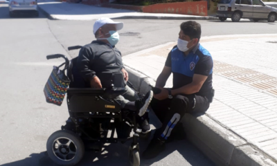 Engelli Vatandaşla Sohbet Ettiler