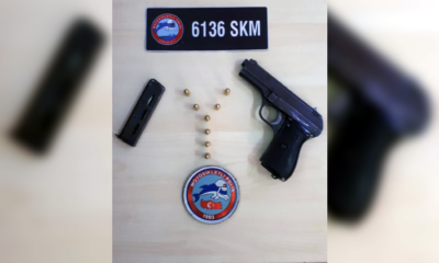 Şüphe Üzerine Durduruldu Üzerinden Tabanca Çıktı