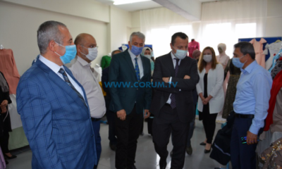 Alaca Halk Eğitim Yılsonu Sergisi Açtı