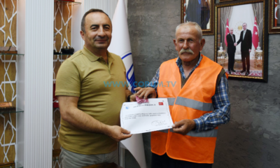 Cüzdanı Sahibine Teslim Eden İşçi Ödüllendirildi